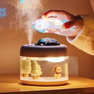 Lampe de Projection sans Fil avec Humidificateur USB