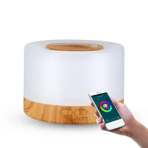 Humidificateur WiFi Intelligent Tuyau avec Diffuseur d'Huiles Essentielles.